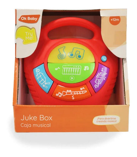 Caja Musical Luz Sonido Juke Box Ok Baby Ploppy 497181 0