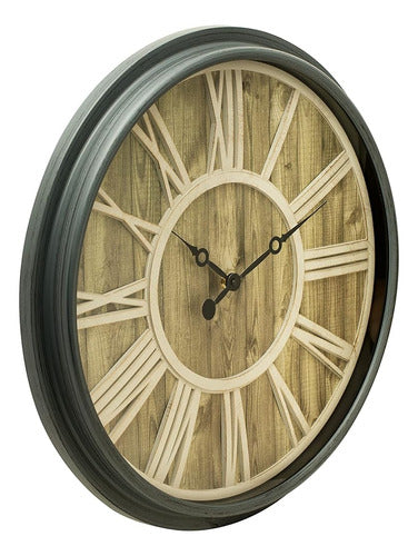 Pacific Bay Mannheim Gran Reloj De Pared Decorativo Ligero M 4