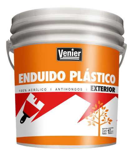 Venier Enduido Plástico Exterior Antihongos | 10lt 0