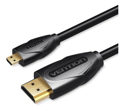 Vention 2m Premium Micro HDMI to HDMI Cable 1080p HD Gold-Plated - VAA-D03-B200 0