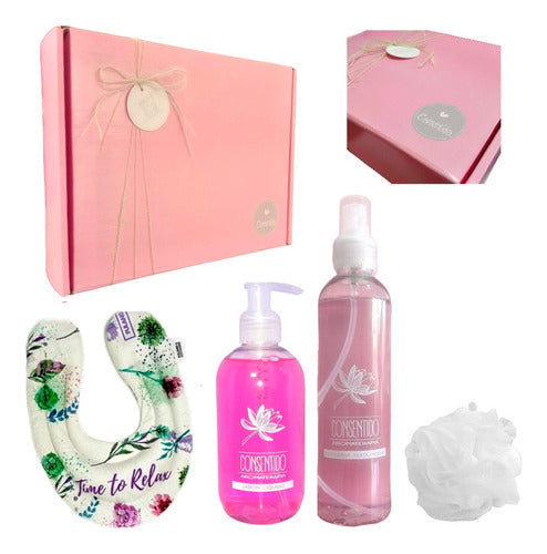 Zen Rose Spa Relaxation Gift Box Set Kit for Her - Set Kit Caja Regalo Mujer Box Zen Rosas Spa N23 Relax