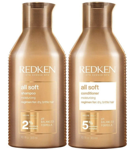 Redken All Soft Shampoo + Conditioner Pack with Gift 0