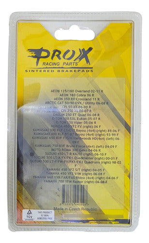 Pro-X Brake Pads FA197 Kawasaki Versys 300 X ABS Rear 1