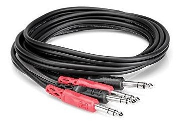 Hosa Css-202 Doble Trs De 1/4 PuLG. Con El Mismo Cable De In 1