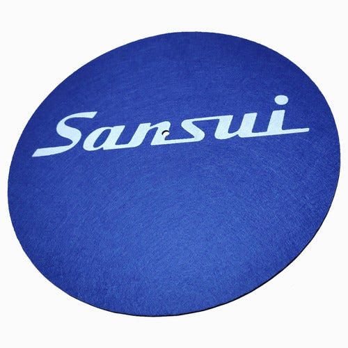 Route40 Slipmat Paño Suave Serigrafiado Profesional Sansui Azul S017 1