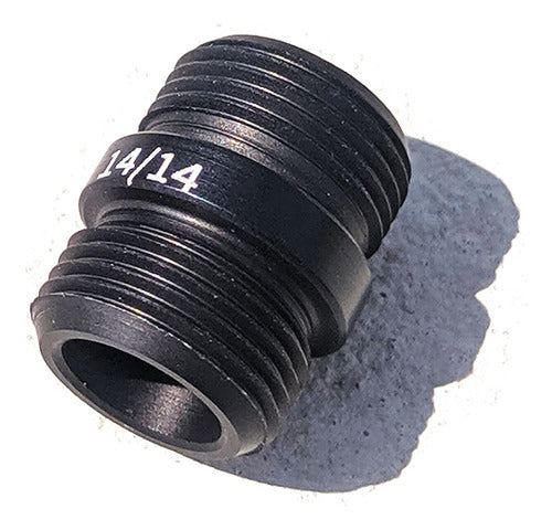 Adaptador De Rosca 14mm Femea X 14mm Macho Airsoft Gbb Metal 0