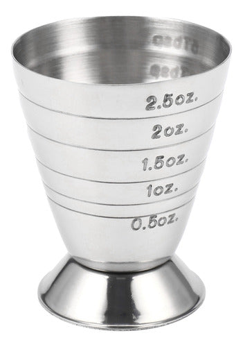 2x Measuring Shot Cup, Onça, Jigger Bar, Misturador De Bebid 4