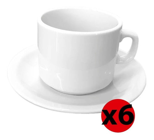 Germer Set X6 Tea Cup with Plate Dinnerware 0