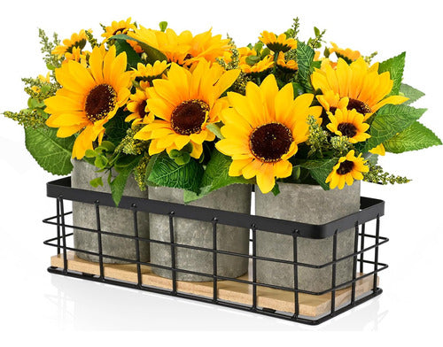 Yahallow Artificial Sunflower Plants - Indoor Flowers 0