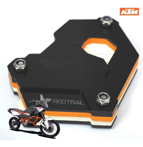 KTM 990 Adventure - Side Stand Base Extension by Redtrail 1