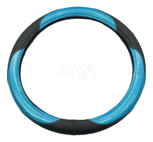 POLICAR Imported Carbon Fiber Steering Wheel Cover for Cars and Trucks 7