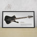 Postercity Cuadro Guitarra Kurt Cobain Fender Jag Stang 30 X 60 Cm 2