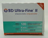 BD Ultra-Fine Syringes 0.5ml x 6mm Caliber 31g x 100 2