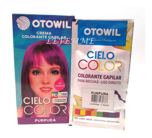 Otowil Fantasy Purpura Hair Dye Cielo Color Lefemme 1