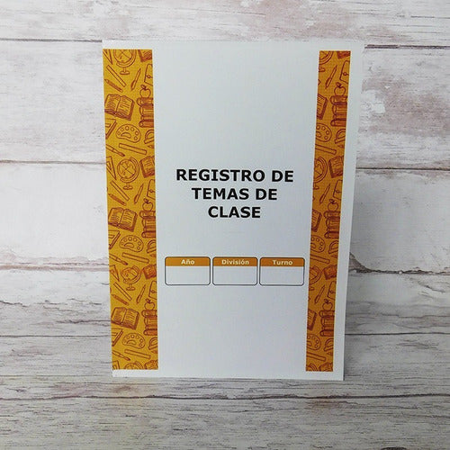 Libro De Tema De Clases Temario Registro De Temas Packx10 1