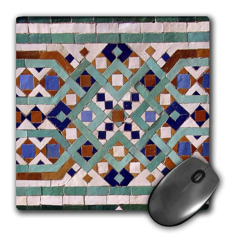 3Drose Llc 8 x 8 x 0.25 Inches Mouse Pad, Marruecos, Hass 0