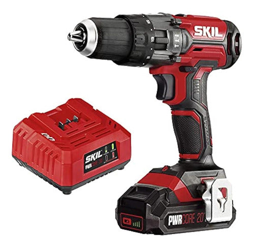 Skil 20V 1/2 Inch Hammer Drill with Battery 0