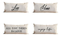 Run Forest Decorative Pillowcase Phrases with Filling - Pack of 4 Units 0