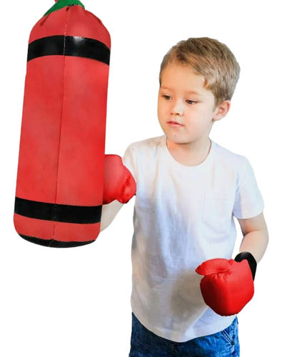 Brinquedo Infantil Boxe Com Luva Go Play Multikids 4