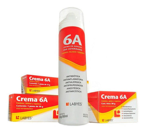 Crema 6 A Antibiótica Antiinflamatoria Antialérgica 30 Gr 1