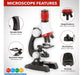 Microscopio Led, Incluye Juego De Accesorios 2