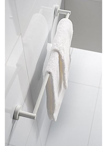 Haceka Kosmos Wall Towel Rail, White 1