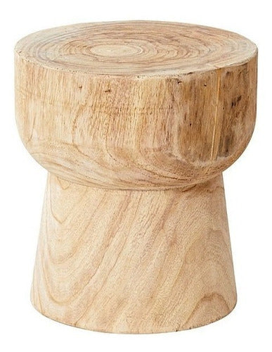 ilgiardino Solid Turned Stool 35 Cm 0