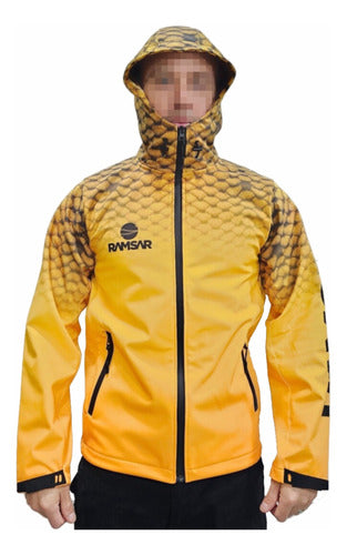 Ramsar Premium Softshell Hooded Jacket for Outdoor Fishing 2