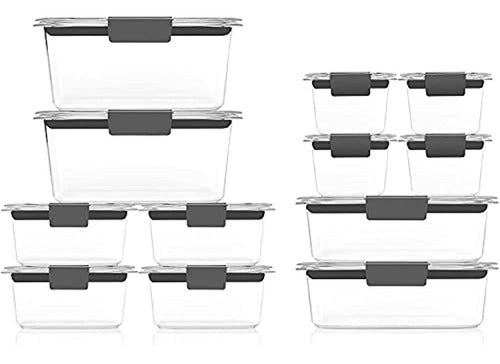 Rubbermaid Brilliance 24-Piece Plastic Storage Lids 1