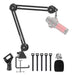 Aveek Adjustable Microphone Boom Arm - 360° Rotating Desktop Arm 0