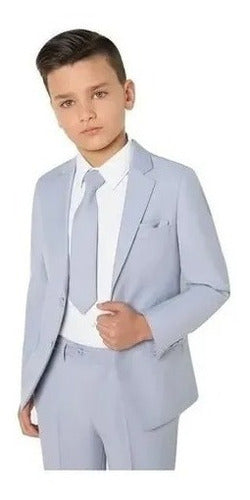 Slim Fit Kids Italian Cut Suit 0