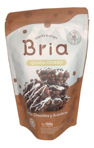 Bria Quinoa Double Chocolate and Blueberry Snack 100g x 4 Units 0