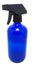 Frasco Vidrio Azul 500cc Spray Atomizador Pulverizador X10 1