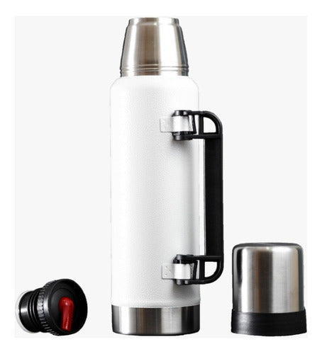 Heizen/Lumilagros Stainless Steel Thermos Combo 1200ml + Gourd + Straw 1