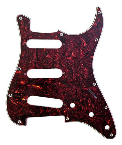 Cool Parts Pst06sss Fender Strato 3 Single 3 Layer Pickguard 0