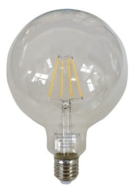 Nova Electricity Dimmable LED Filament Globe Lamp 8W Warm Light 3