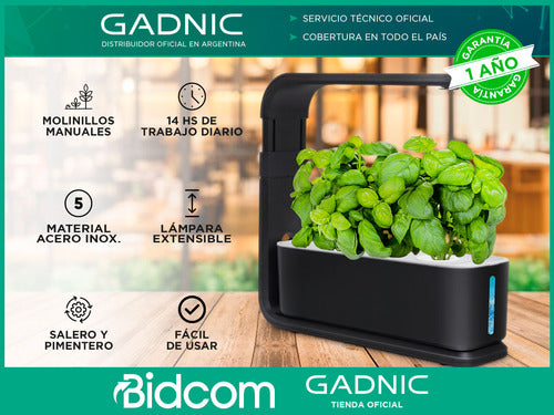 Gadnic Indoor Hydroponic Garden 14 Hours Daily Work 1