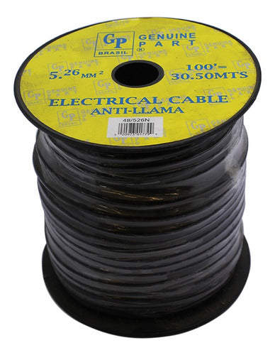 Cable Instalacion 5.26mm Negro Rollo 30 Mts 0