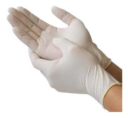 As Latex Disposable Exam Gloves 10 Boxes of 100 Each 0