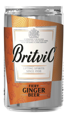 Britvic Ginger Beer Lata 150 Ml X24 Un Importada Reino Unido 0