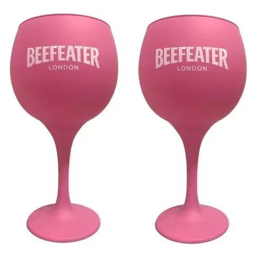 Nadir Set X2 Beefeater Pink Gin Glasses 600ml 0