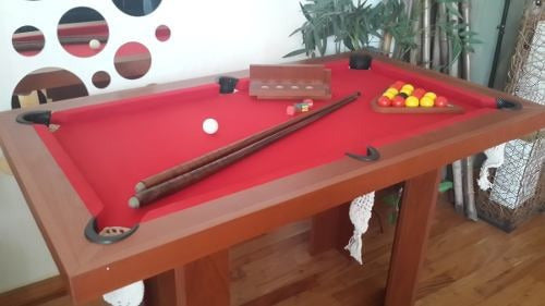 Mini-Pool Table 1.44x0.84m from Factory with Game Kit 2