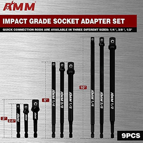 Juego De Adaptadores De Dados De Grado De Impacto De 9 Pieza 2