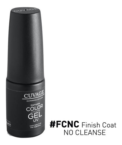 Cuvage Semi-Permanent Nail Polish Color Top Coat Base Gel UV/LED 6ml 25