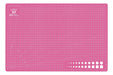 Combo Cutting Mat A3 45x30 cm Pink + Rotary Cutter + Metal Ruler 1