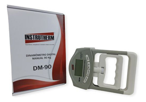 Dinamômetro Manual 90kg Mão Digital Portátil Instrutherm 7