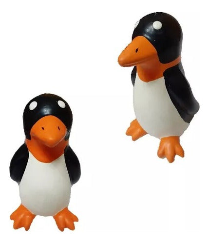 Set of 2 Penguin Design Sound Pet Chew Toys - Anti-Stress Premium Kit 0