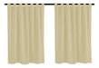 Kitchen Microfiber Short Curtain Set of 2 Panels 1.20x1.20m Each 40