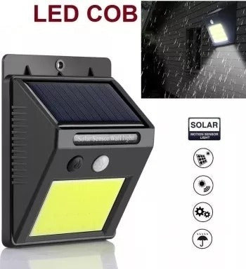 Luz Solar Recargable 48 Leds Cob Con Sensor De Movimiento 2 0