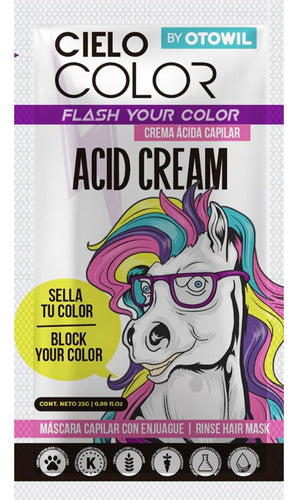 Otowil Cielo Color Kit: Hair Dye + Power Ized + Acid Cream 66